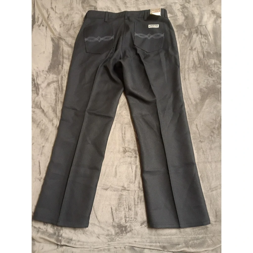 Big Yank Sport-abouts Trousers Mens 34 Navy Blue Vintage Deadstock USA Slacks